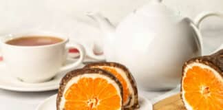 Gâteau roulé à la mandarine
