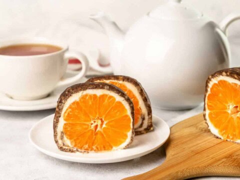 Gâteau roulé à la mandarine