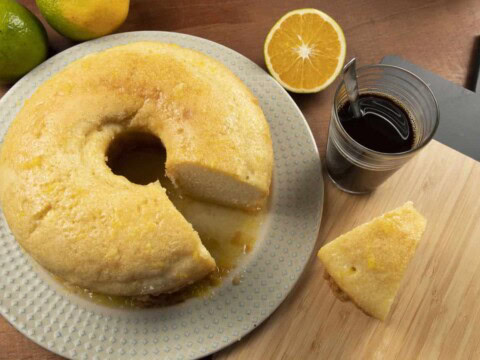 Gâteau semoule orange fait maison