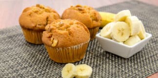 Les muffins à la banane