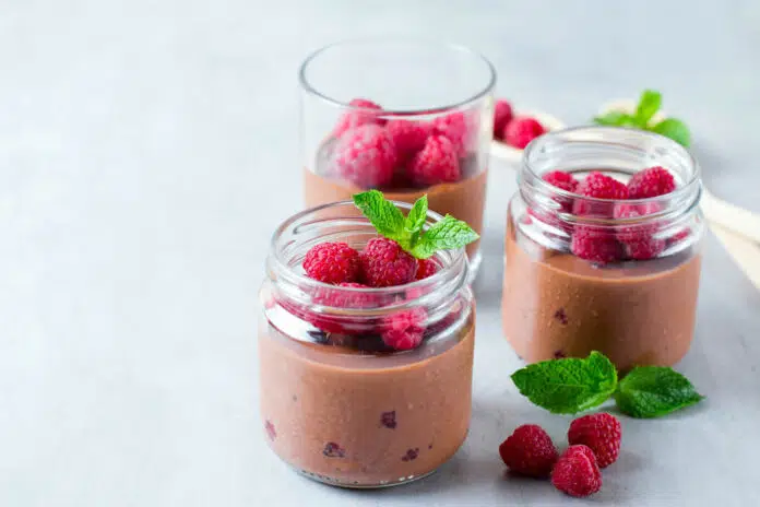 Mousse au chocolat et framboises au thermomix