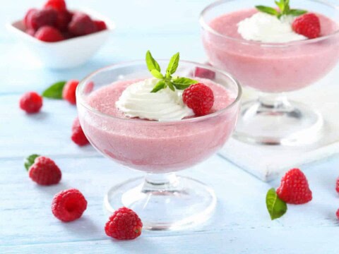Mousse de framboise douce au thermomix