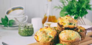 Muffins aux patates douces et épinards