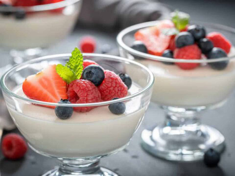 Panna cotta à la vanille