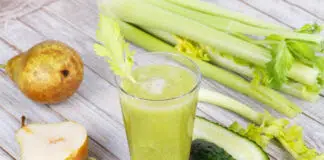 Smoothie poire concombre et céleri