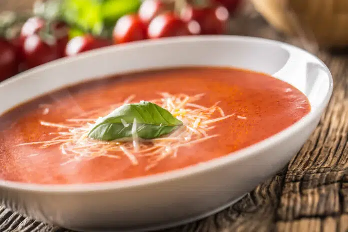 Soupe à la tomate italienne au thermomix