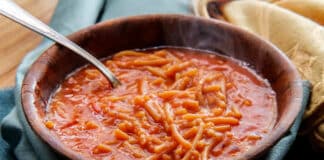 Soupe tomate et vermicelles au thermomix