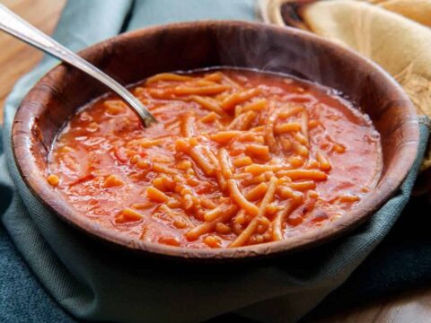 Soupe tomate et vermicelles au thermomix