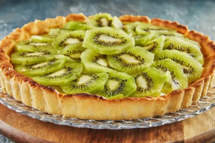 Tarte facile au citron et kiwi