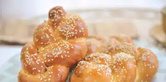 Brioche moelleuse au sésame au Thermomix