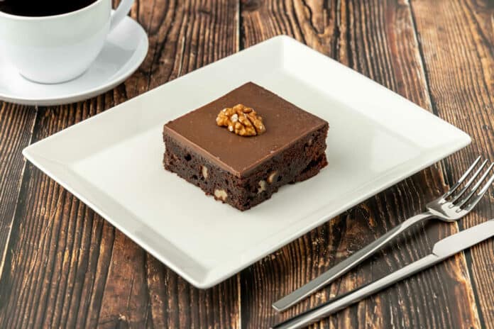 Brownie aux noix et au chocolat noir
