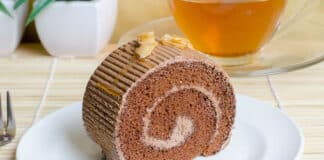 Bûche de Noël au caramel