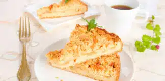 Gâteau crumble aux pommes