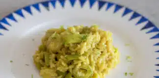 Risotto aux poireaux et au parmesan