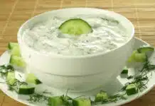 Sauce concombre au yaourt