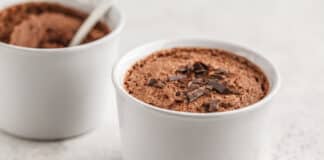 Soufflé au chocolat léger et rapide