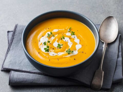 Velouté de Potiron et Carottes au Cookeo