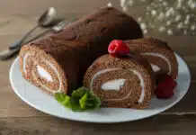 Bûche de Noël facile au chocolat