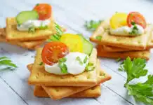 Crackers extra croustillants pour apéritif