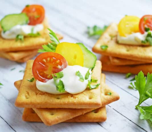 Crackers extra croustillants pour apéritif