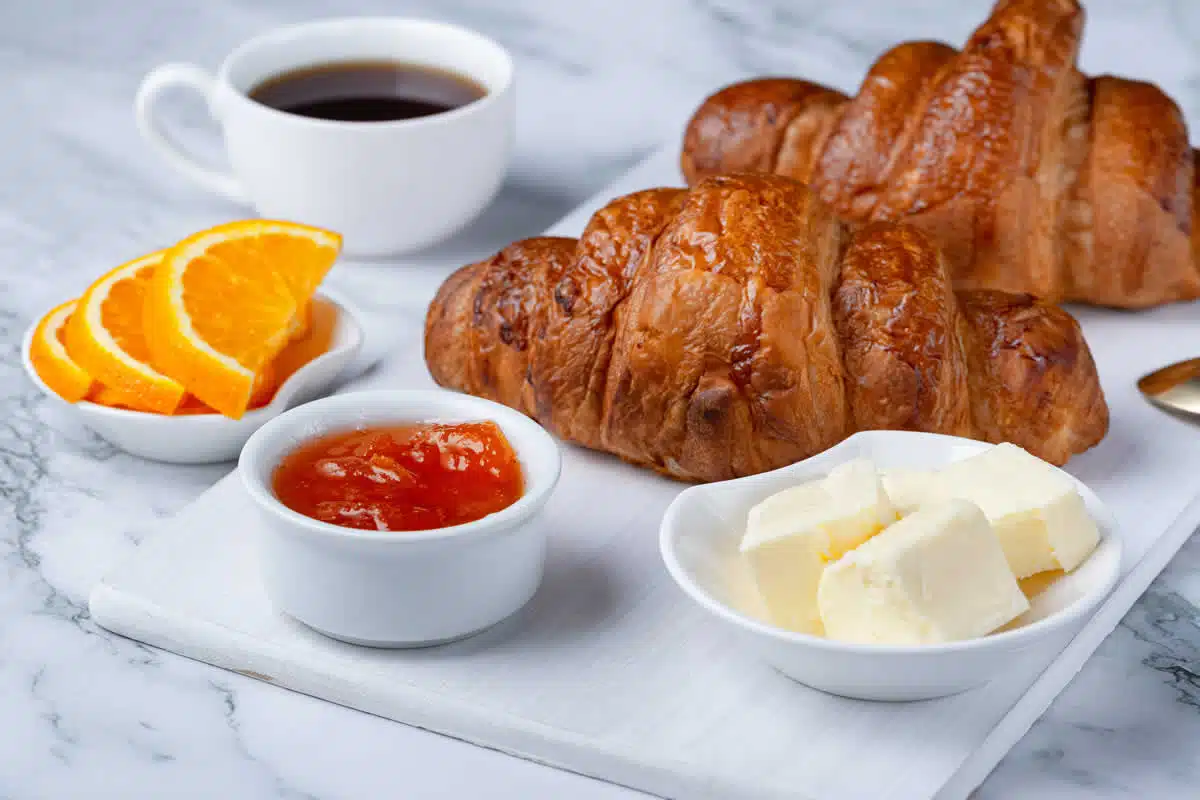 Croissants au beurre fait maison