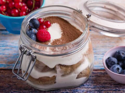 Dessert savoureux tiramisu