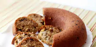 Gâteau à la banane aux pépites de chocolat