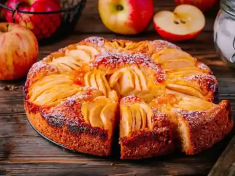 gâteau aux pommes