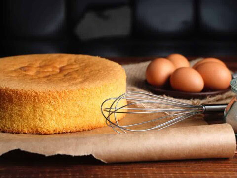 Génoise pour gâteau de Noël