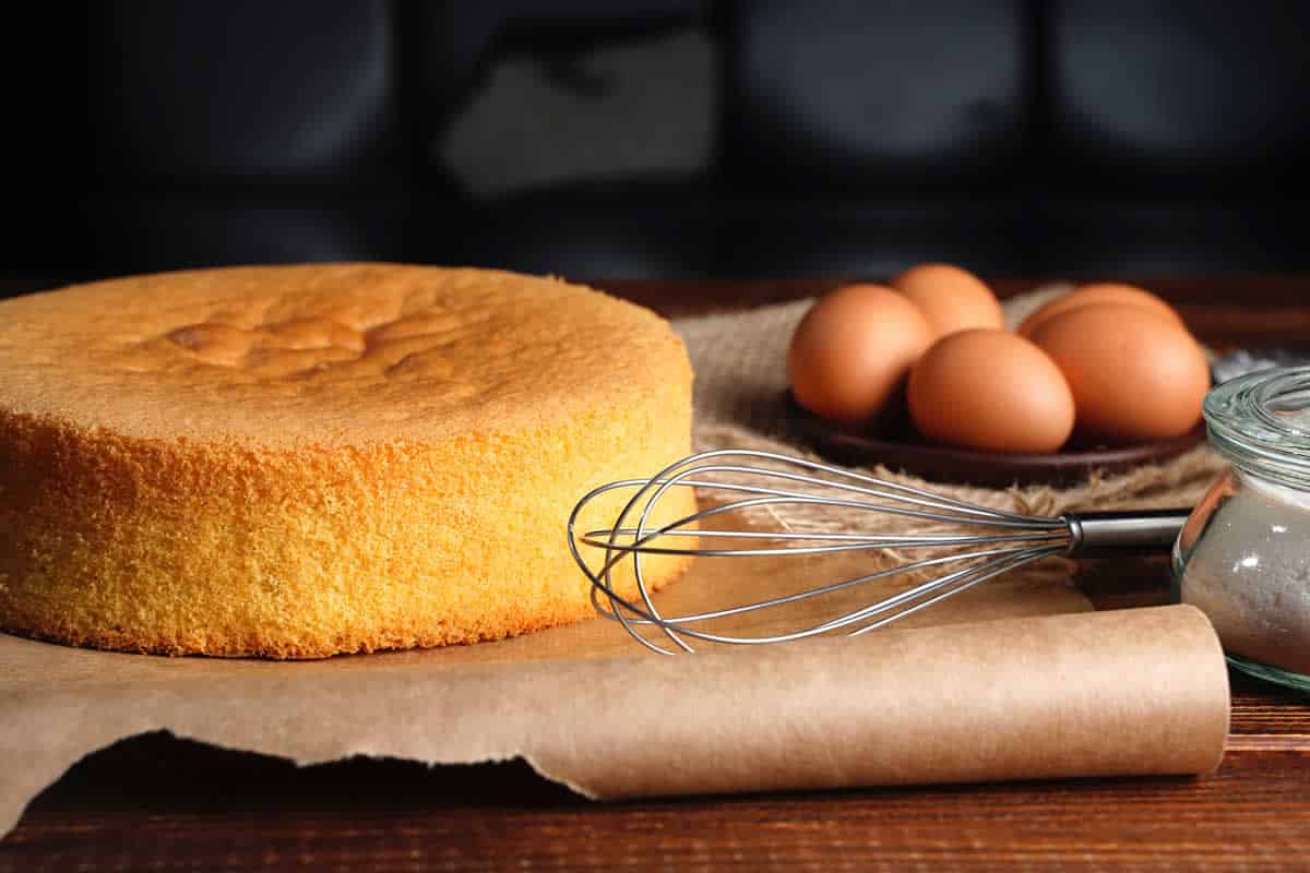 Génoise pour gâteau de Noël