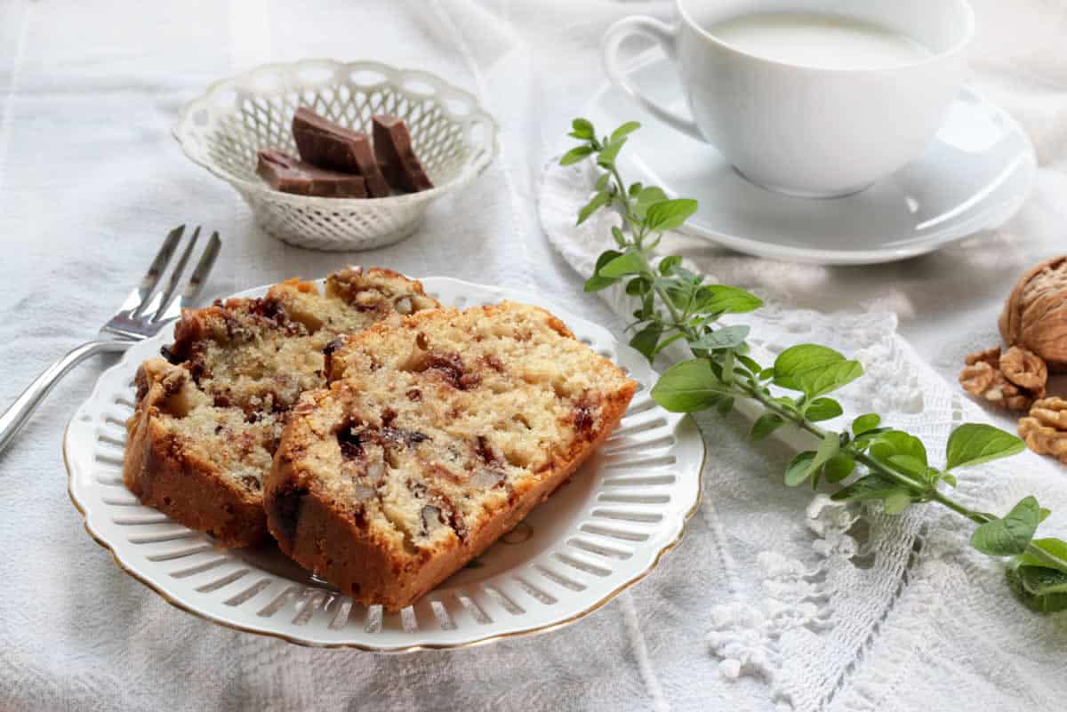 Pain aux noix et pépites de chocolat