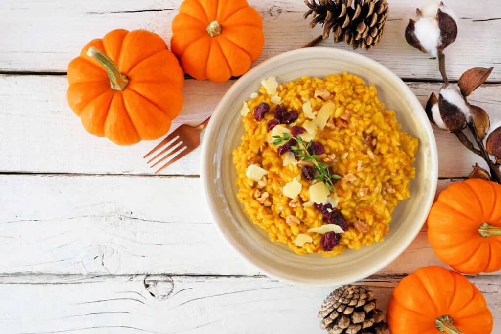 Risotto au potiron