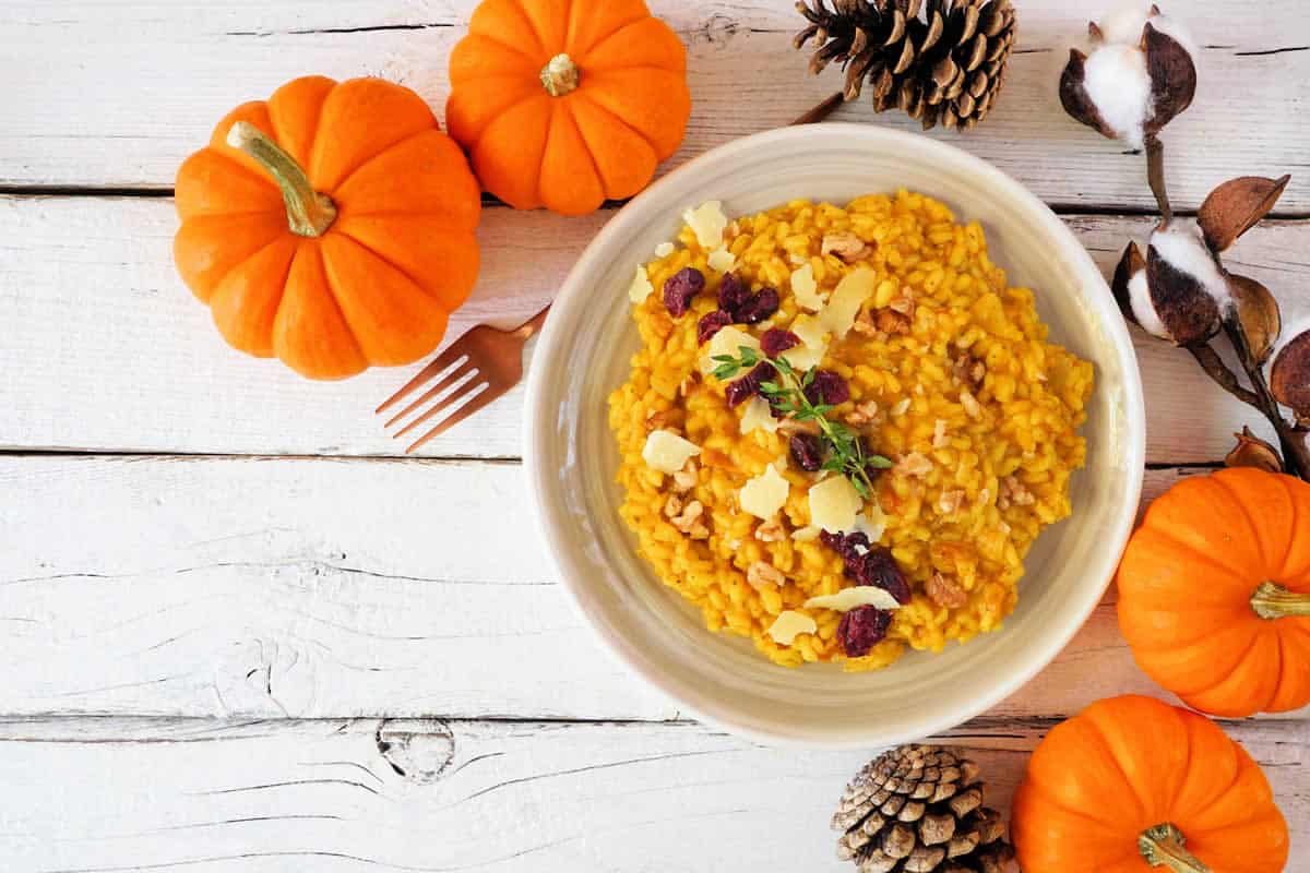 Risotto au potiron