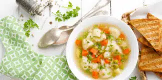 Soupe de légumes légère au Cookeo