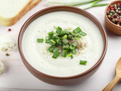 Velouté Chou Fleur et Poireaux