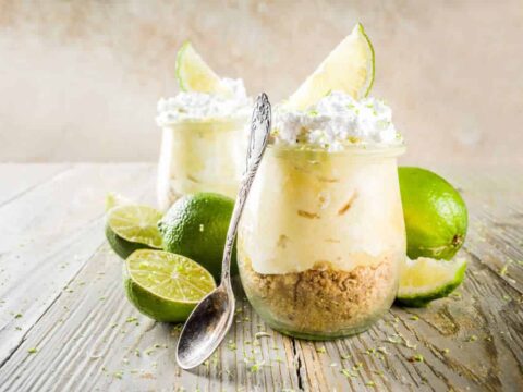 Verrine citron à la crème chantilly