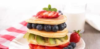 Pancake à la vanille moelleux