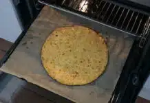 Pâte à pizza de chou-fleur