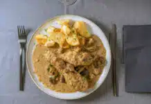 Poulet aux Champignons et Crème au Cookeo