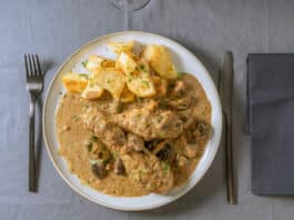 Poulet aux Champignons et Crème au Cookeo