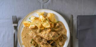 Poulet aux Champignons et Crème au Cookeo