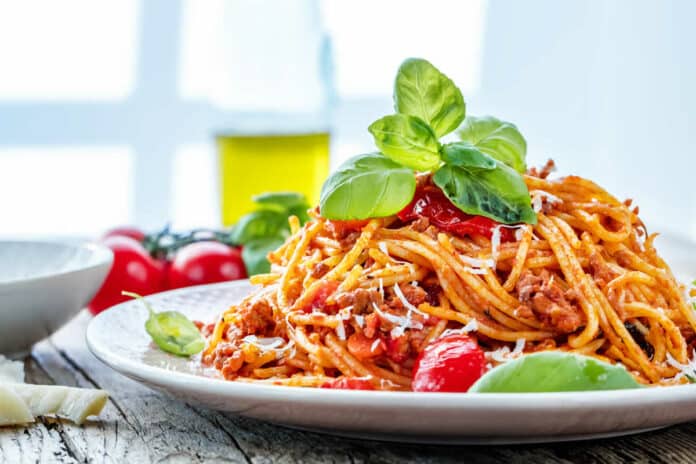 Spaghettis à la bolognaise express au Cookeo