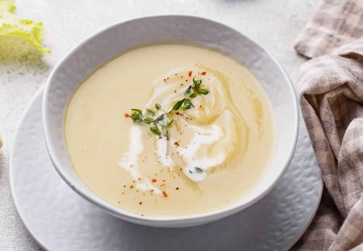 Potage au chou fleur facile et rapide