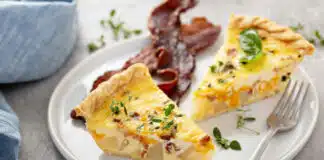 Quiche aux pommes de terre et bacon