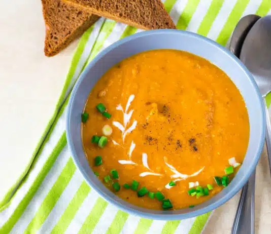 Velouté de lentilles corail au Cookeo