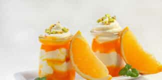 Verrine chocolat mascarpone et orange