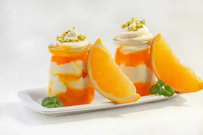 Verrine chocolat mascarpone et orange