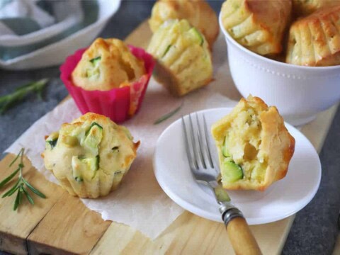 1 courgette et voila le muffin délicieux