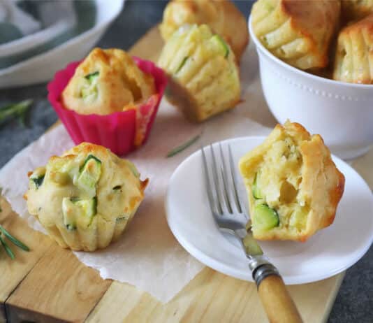 1 courgette et voila le muffin délicieux