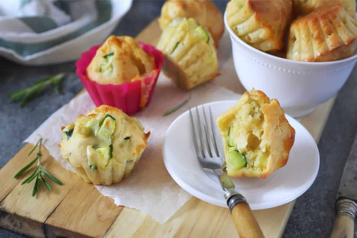 1 courgette et voila le muffin délicieux